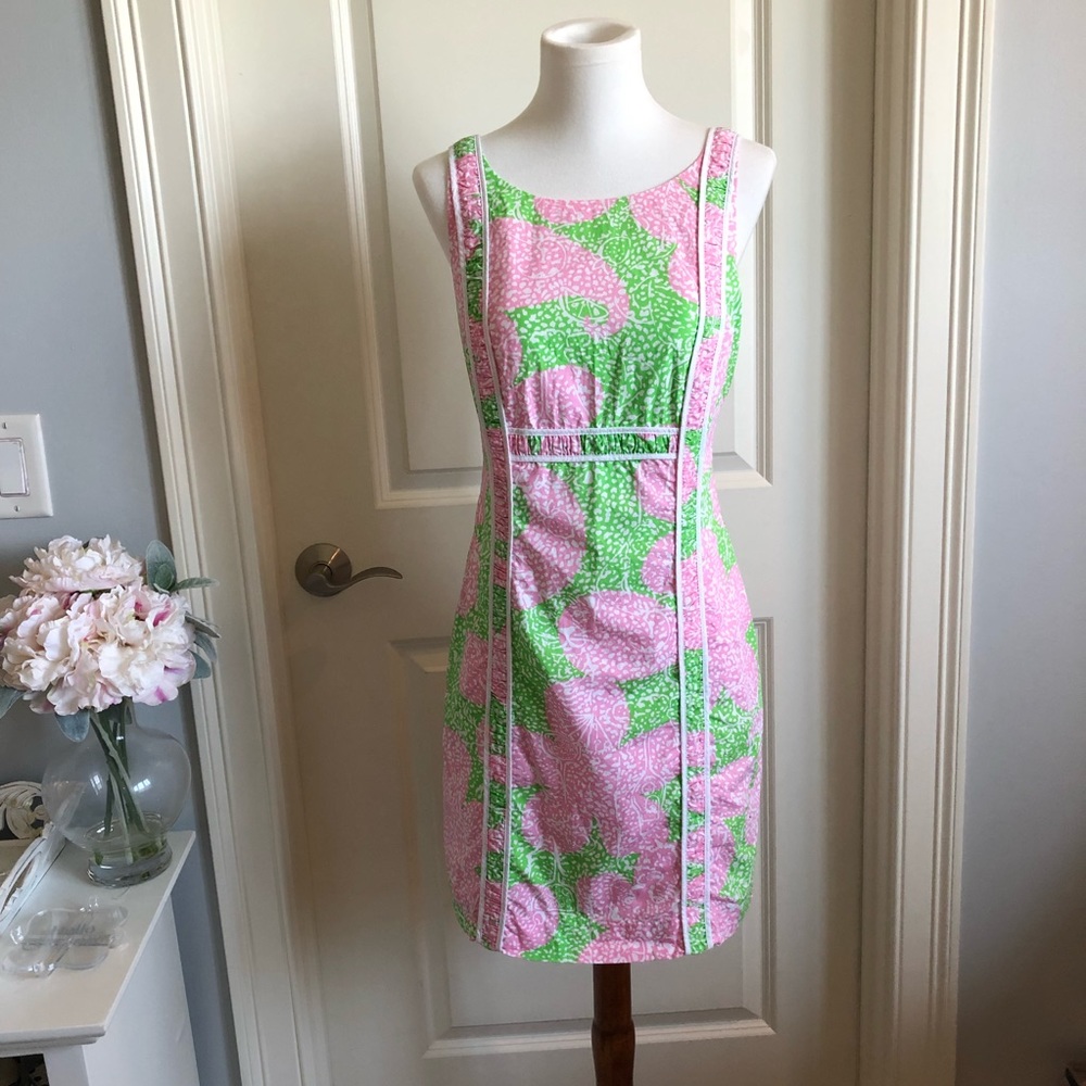 Lilly Pulitzer🌴Fryer Shift Dress in Limeade